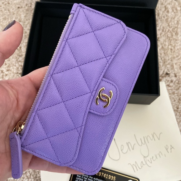 Chanel 20s flap zip card holder - Picture 2 of 11